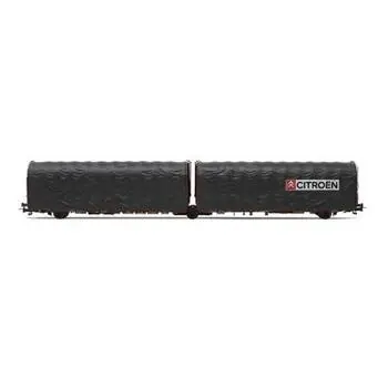 SNCF, dreiachsiger Schiebeplanenwagen, Lailps Blau, Citroën