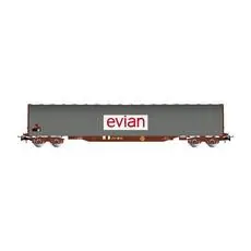 SNCF, vierachsiger Planenwagen Rils Typ, EVIAN, grau, Ep. IV-V SNCF, vierachsiger Planenwagen Rils Typ, EVIAN, grau, Ep. IV-V
