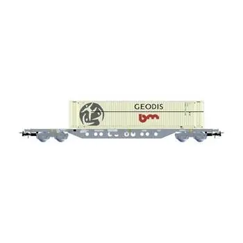 4-achs. Containerwagen Sgnss