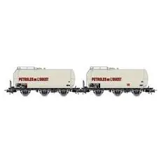 SNCF, 2-tlg. Set 3-achs. Kesselwagen