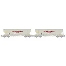SNCF, 2-tlg. 4-achs. Schwenkdachwagen