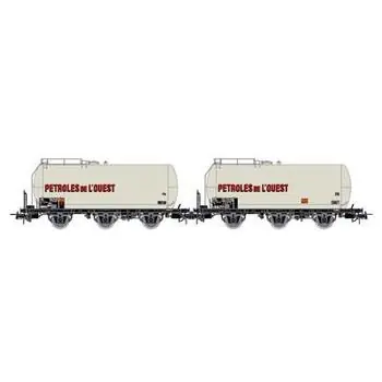 SNCF, 2-tlg. Set 3-achs. Kesselwagen