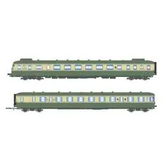 SNCF, 2-tlg. Dieseltriebwagen RGP II X 2719 mit Beiwagen XRAB 7708