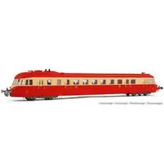 SNCF, Dieseltriebwagen ABJ 4, Rot/Beige, mit rotemDach
