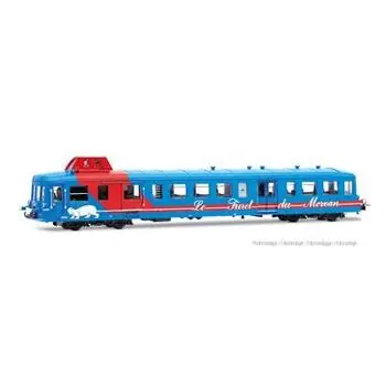 CFTA, X 3876 Le Furet du Morvan, blau-roter Touristenzug, Ep. V-VI