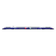 SNCF, 4-tlg. Elektrotriebzug TGV Euroduplex, Silber/Blau