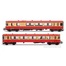 SNCF, 2er-Set, Dieseltriebwagen X 4300, rot/cremefarben, großes SNCF-Logo, Ep. IV SNCF, 2er-Set, Dieseltriebwagen X 4300, rot/cremefarben, großes SNCF-Logo, Ep. IV