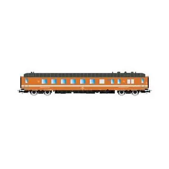 SNCB, Speisewagen WR (ex CIWL) mit Gummiwulstübergängen, Orange