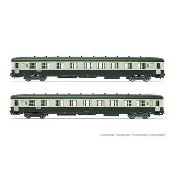 SNCF, 2-tlg. Set 2. Klasse Reisezugwagen DEV AO U59 (ex A9
