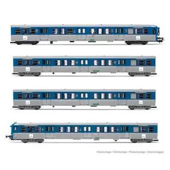 SNCF, 4-tlg Set Reisezugwagen RIO 77