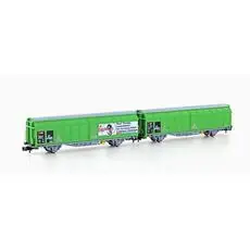 2er Set Schiebewandwagen Hbbillns-x SBB, Ep.V, Decibello
