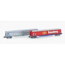 2er Set Schiebewandwagen Habis SNCF/Kronenbourg, Ep.IV