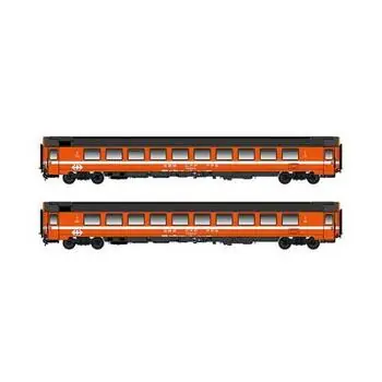 2er Set Personenwagen Bpm, 2.Kl. (UIC Z1) SBB, Ep.IV-V