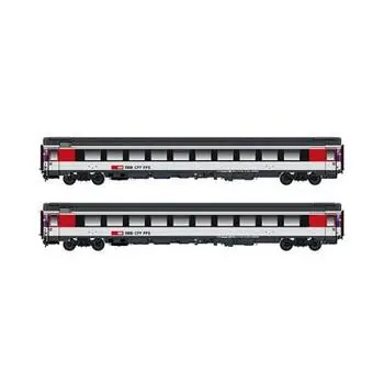 2er Set Personenwagen Bpm, 2.Kl. (UIC Z1) SBB, Ep.VI