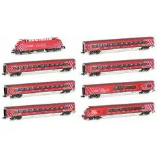 Personenzug mit Rh 1116, 8-tlg. ÖBB Railjet/100 J.ÖBB, Ep.V Sound