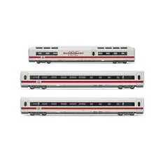 DB, 3-tlg. Set Erganzungsset ICE 1 Baureihe 401, Weiß/rot