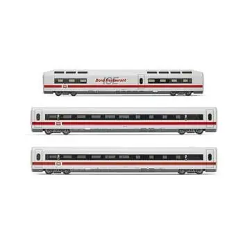DB, 3-tlg. Set Erganzungsset ICE 1 Baureihe 401, Weiß/rot