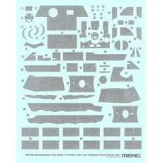 1/35 Zimmerit-Deko A für Sd.Kfz. 171 Panther