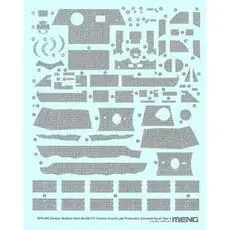 1/35 Zimmerit-Deko C für Sd.Kfz. 171 Panther