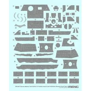 1/35 Zimmerit-Deko B für Sd.Kfz. 171 Panther