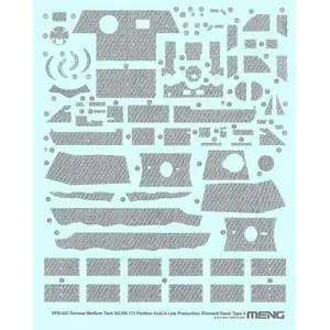 1/35 Zimmerit-Deko D für Sd.Kfz. 171 Panther