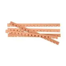 Gitter, Kirsch, 12x3/64x3/64, Lasercut, 8 Stück