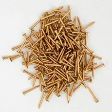 Nägel, Messing, 0,7 x 8 mm, 1500 Stück