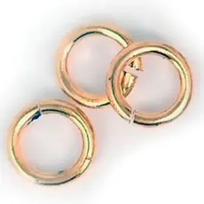 Spaltringe, Messing, 5 mm, 40 Stück