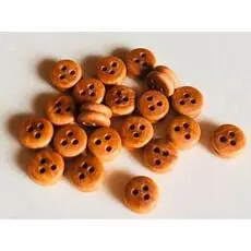 Jungfer, Walnuss, 5 mm, 40 Stück