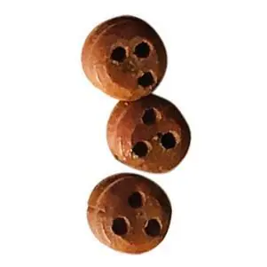 Jungfer, Walnuss, 2,5 mm, 40 Stück