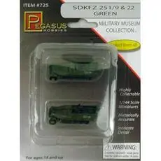 1/144 SdKFZ 251/9 & 22, Grün,Fertigmodelle