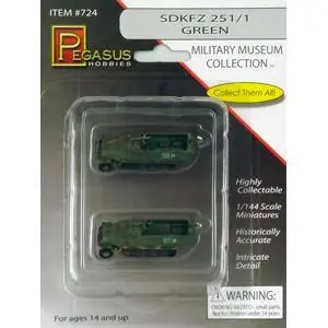 1/144 SdKFZ 251/22, farbig, Fertigmodell, 2 Stück