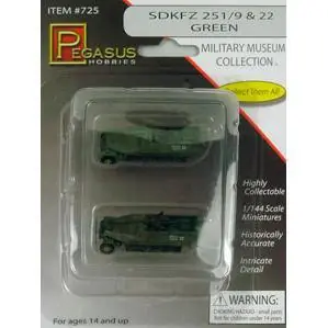 1/144 SdKFZ 251/9 & 22, Grün,Fertigmodelle