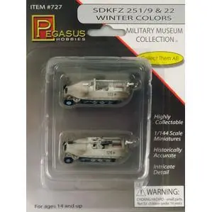 1/144 SdKFZ 251/9 & 22, Winter, Fertigmodelle
