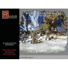1/72 WW II: Russische Infanterie in grünen Mänteln