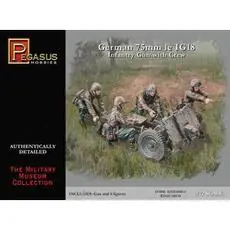 1/72 WW II: Deutsches 75 mm 1eIG18 MG mit Besatzung