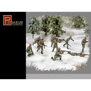 1/72 WW II: Russische Infanterie, Winter
