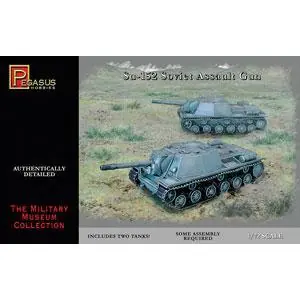 1/72 Su 152 Soviet Assault Gun, 2 Bausätze