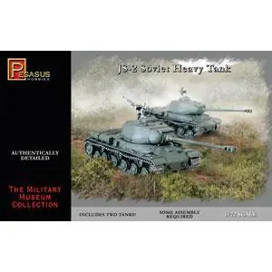 1/72 IS-2 Tank, 2 Bausätze