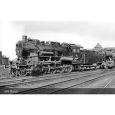 DB, Dampflokomotive Baureihe 56.20, dreidomiger Kessel, Schwarz/Rot