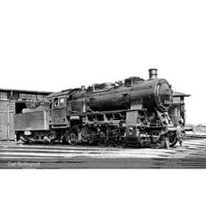 DR, Dampflokomotive Baureihe 56.20, dreidomiger Kessel, Schwarz/Rot
