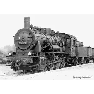 DR, Dampflokomotive BR 55.25 (ex pr. G 8.1), Schwarz/Rot