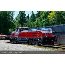 Mercitalia Shunting & Terminal, Diesellokomotive EffiShunter 1000, Grau/Rot, weiße Streifen