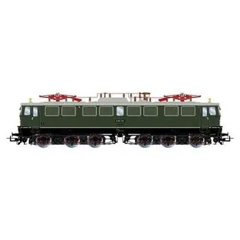 DR, schwere sechsachsige Elektrolokomotive E251 001, Grün mit schwarzen Drehgestellen