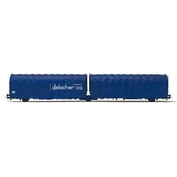 3-Achs-Gelenkplanenwagen Bauart Lailps 23 87 421 6005-0, DELACHER + CO, ep. V