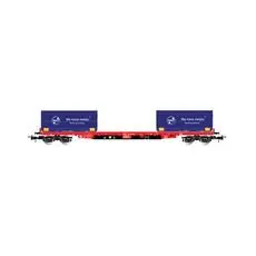 DB, 4-achs. Containerwagen Rglns 673