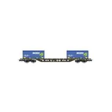 FS CEMAT, 4-achs. Containerwagen Sgns