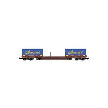 FS, 4-achs. Flachwagen Rgs