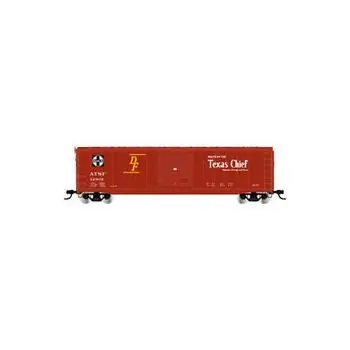 ATSF, gedeckter Güterwagen mit Schiebetüren TexasChief ohne Dachsteg, Betriebsnr. 12801