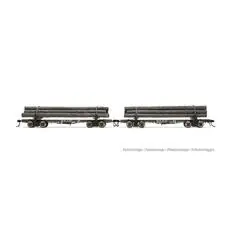 2-tlg. Set Holztransportwagen, St. Regis Paper
